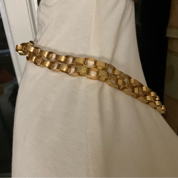 Napier Gold Toned Metal Link Belt Or Necklace Vintage main image 14